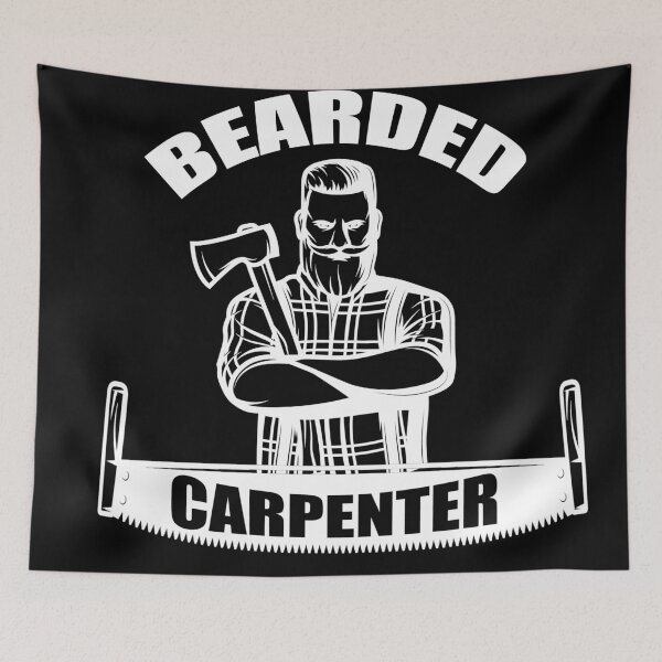 Item preview, best bearded carpenter design designed and sold by BrokeHustler.