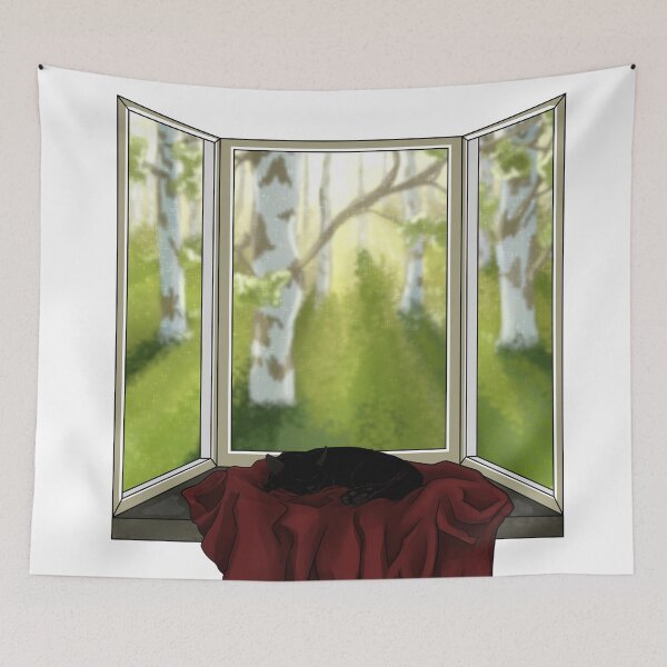 Item preview, Sleeping beauty black cat designed and sold by Kristoffersson.
