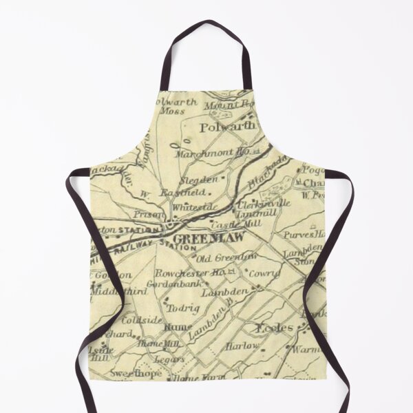 Item preview, GREENLAW & surrounding area map, 1898 designed and sold by yourscotborders.