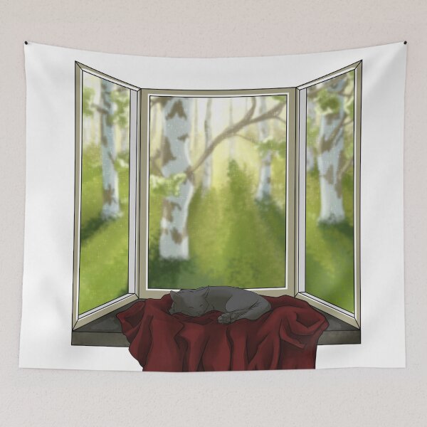 Item preview, Sleeping beauty gray cat designed and sold by Kristoffersson.