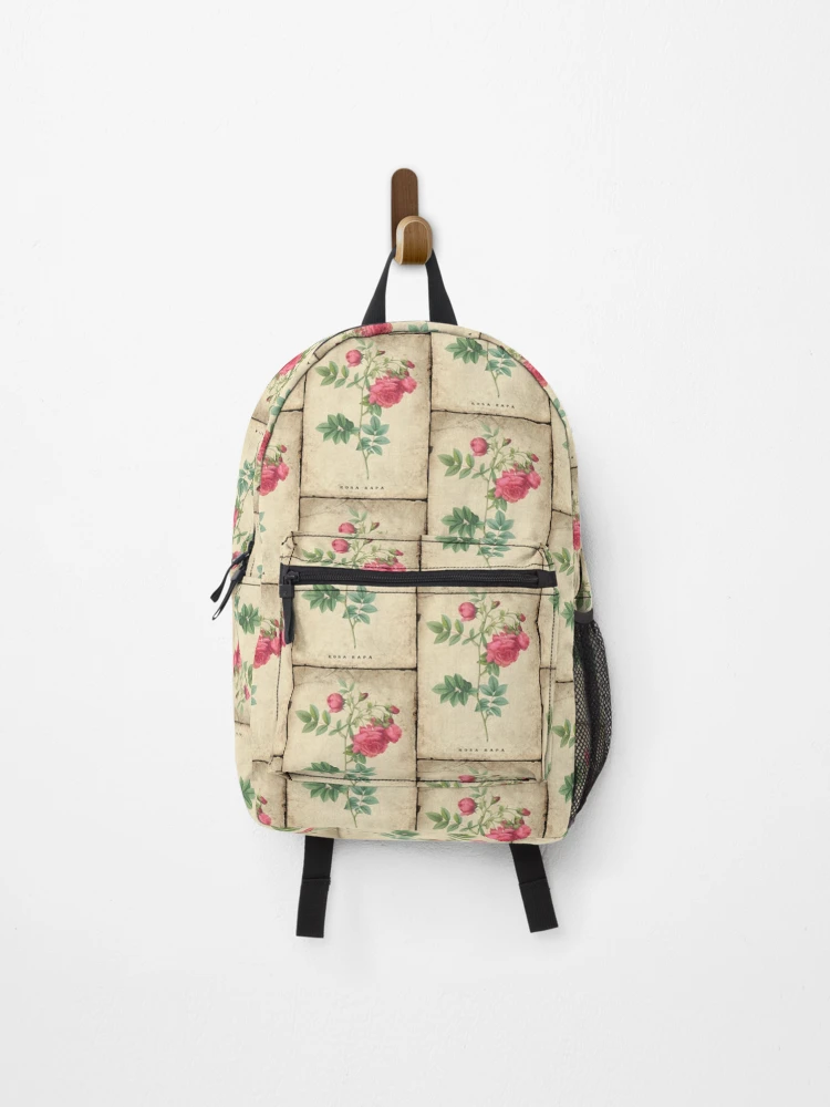 Thumbnail 1 of 3, Backpack, Turnip Roses, Rosa rapa from Les Roses. designed and sold by Aleksys.
