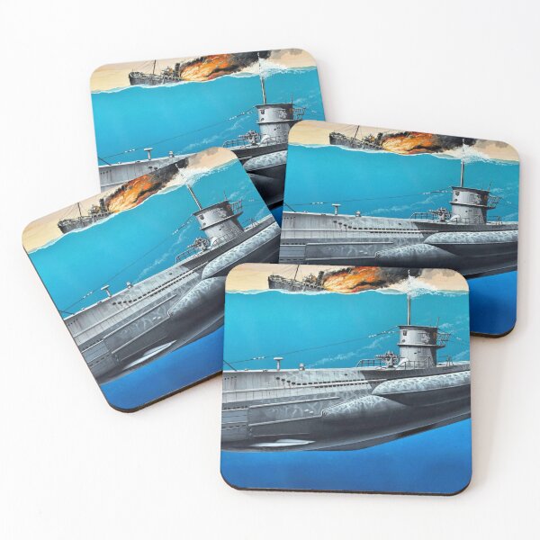 German Submarine Coasters Redbubble