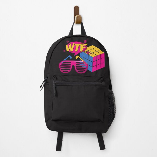 Artikelvorschau, Pop Art Retro Rubik's Cube, Shutter-Sonnenbrille und WTF-Sprechblase entworfen und verkauft von BitsndPieces.