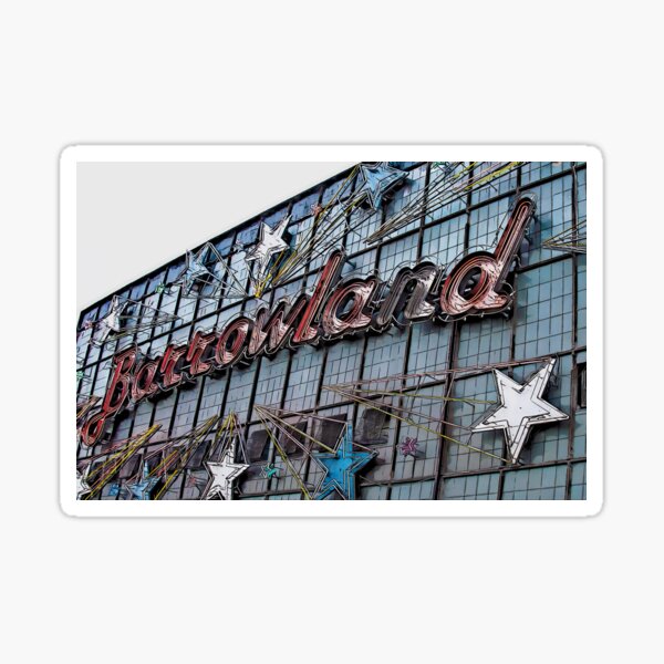 Glasgow Barrowland Sign Illustration Sticker