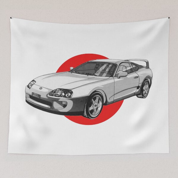Artikelvorschau, MK4 Supra flag_ entworfen und verkauft von HypnoticBauch.