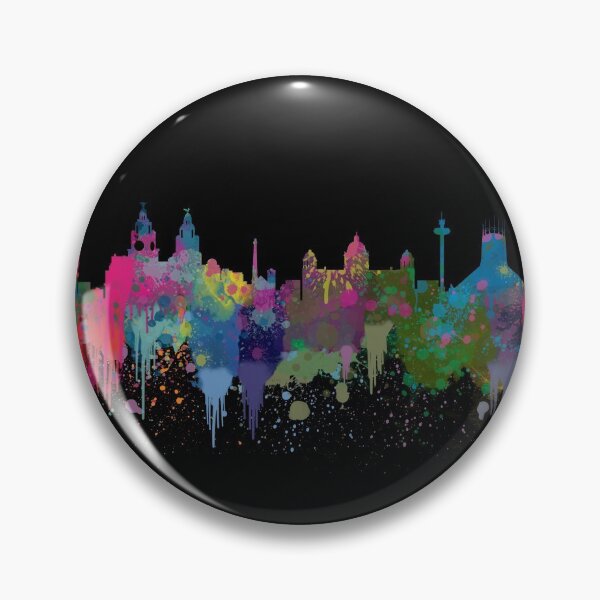 Item preview, Liverpool skyline -black- designed and sold by Evangelos Kofinakos.