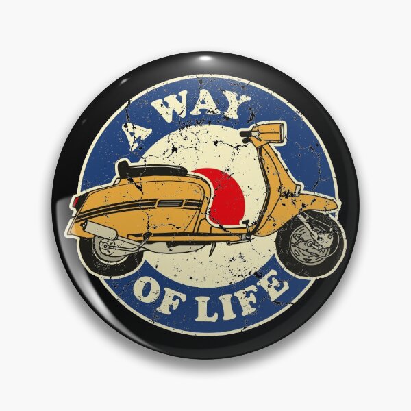 Item preview, A way of Life - Aged Scooterist Mod Design with Lambretta designed and sold by peterpaz.