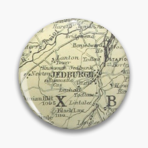Aperçu de l'œuvre JEDBURGH & surrounding area map, 1898 créée et vendue par yourscotborders.