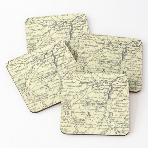 Item preview, JEDBURGH & surrounding area map, 1898 designed and sold by yourscotborders.