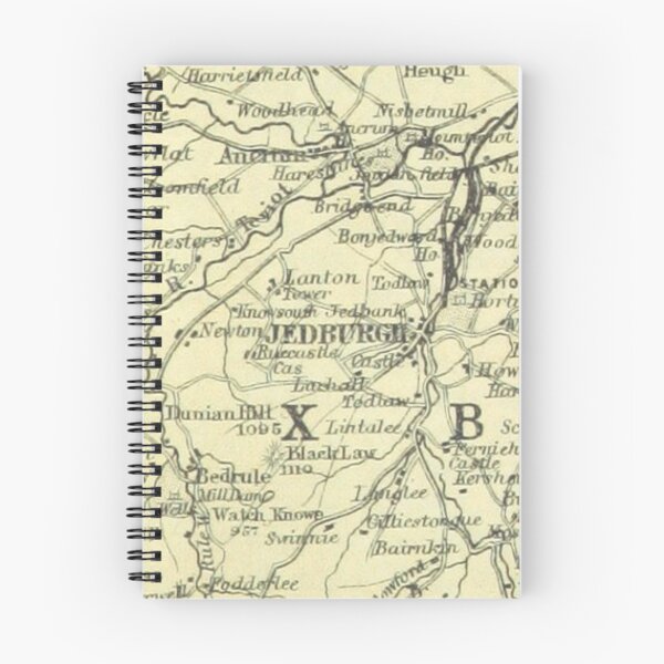 Item preview, JEDBURGH & surrounding area map, 1898 designed and sold by yourscotborders.