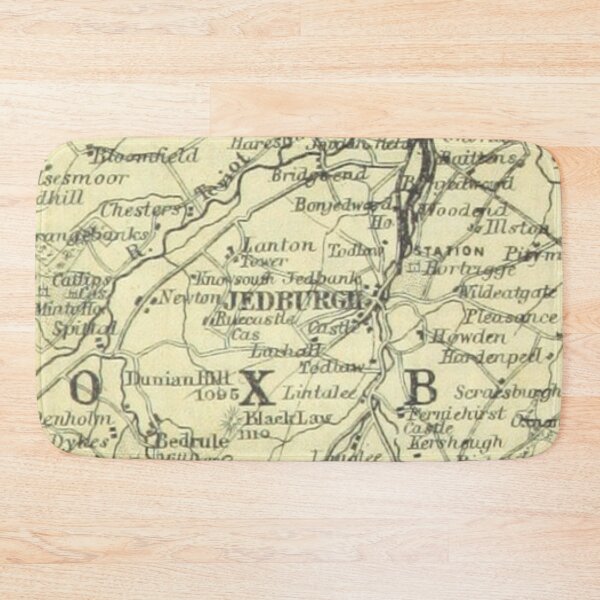 Item preview, JEDBURGH & surrounding area map, 1898 designed and sold by yourscotborders.