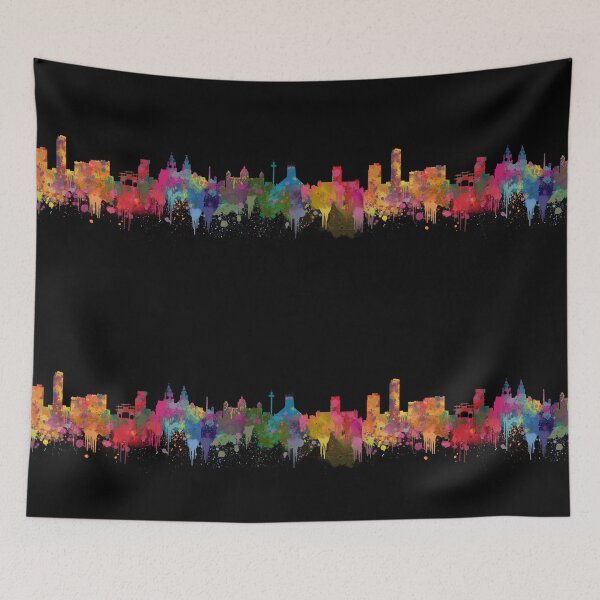 Item preview, Liverpool skyline -black- designed and sold by Evangelos Kofinakos.