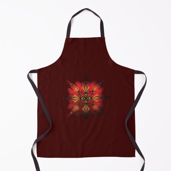 Item preview, The red and black pattern resembles the Chinese lantern pattern. designed and sold by Apostrophe8.