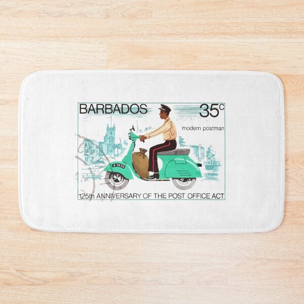Item preview, 1976 BARBADOS Modern Postman Postage Stamp designed and sold by retrographics.