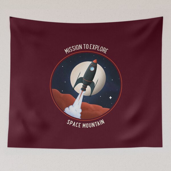 Item preview, Space Mountain Tomorrowland designed and sold by QuirkyKingdom.