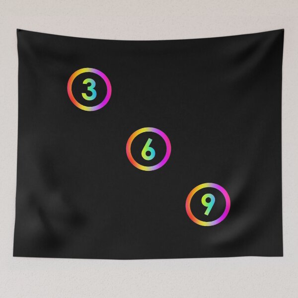 Item preview, Diagonal 3 6 9 Rainbow Circles designed and sold by KATKattalestv.