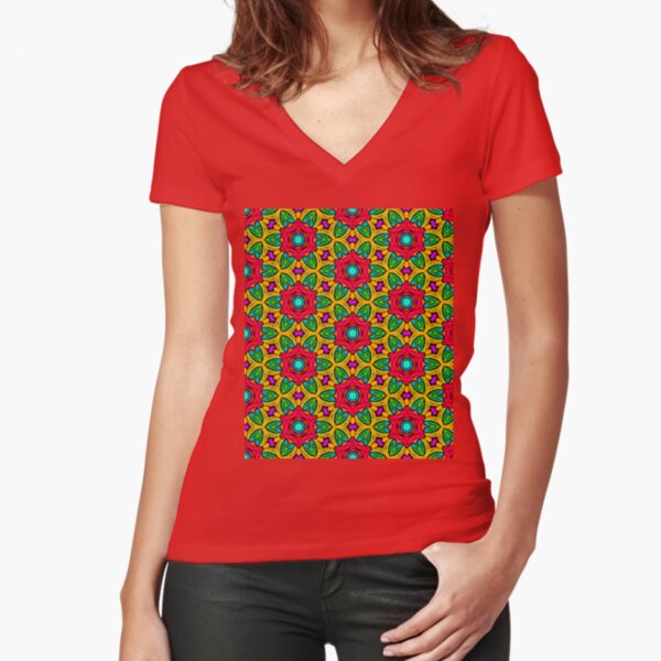 Fitted V-Neck T-Shirt