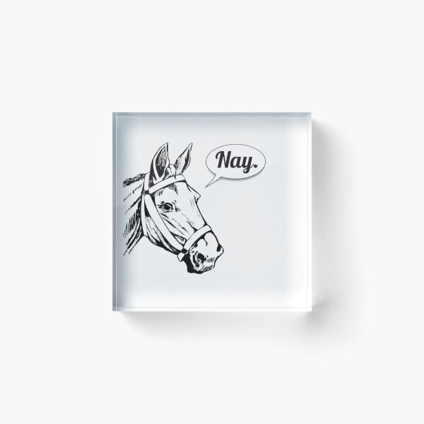 Item preview, Horse says nay designed and sold by FaruqFront.
