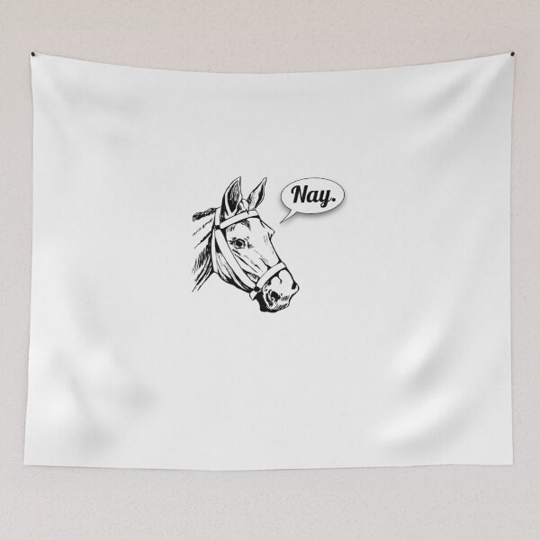 Item preview, Horse says nay designed and sold by FaruqFront.