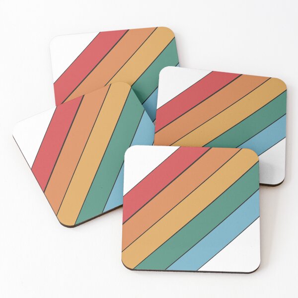 Item preview, Retro rainbow stripes designed and sold by SJAPhoto.