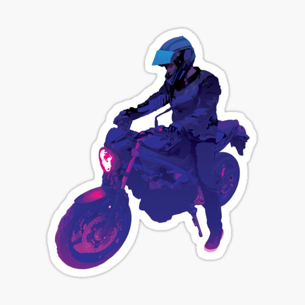 Item preview, Biker on Suzuki SV650 motorcycle designed and sold by WiredDesigns.