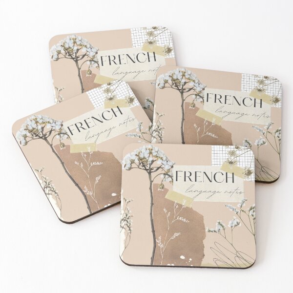 Item preview, FRENCH LANGUAGE NOTES Modern France Abstract designed and sold by a-little-ink.