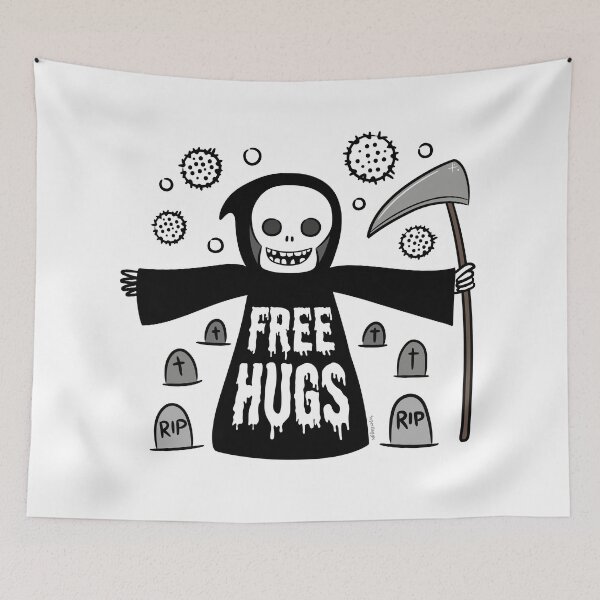Item preview, Free Hugs Death designed and sold by SuperHaggis.