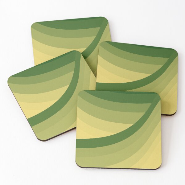 Item preview, Retro Pattern in Green and Yellow Design 561 designed and sold by Artnigel.