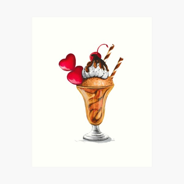 Item preview, A Chocolate Ice Cream designed and sold by Svetlana Pelin.