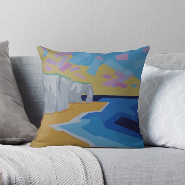 Kingsgate Bay Broadstairs Throw Pillow
