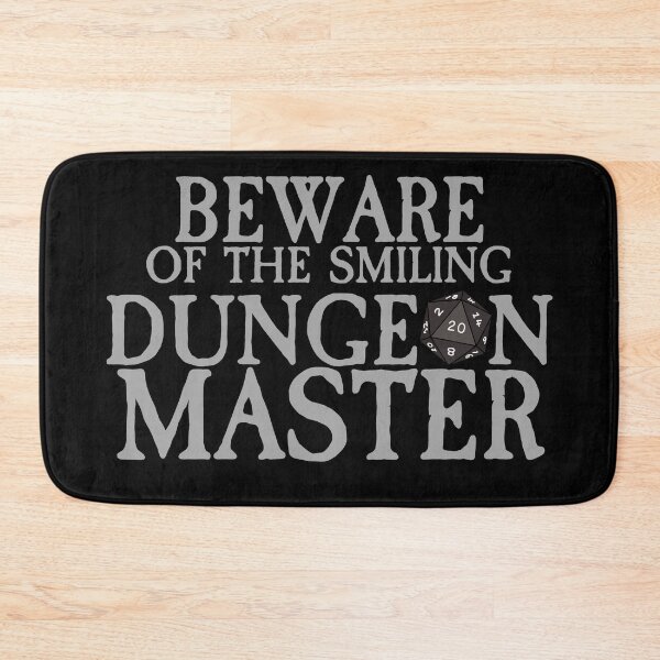 Item preview, Beware Of The Smiling Dungeon Master - D20 DnD Print designed and sold by ToplineDesigns.