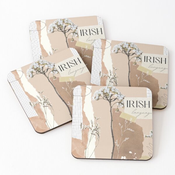 Item preview, IRISH LANGUAGE NOTES Modern Ireland Abstract designed and sold by a-little-ink.