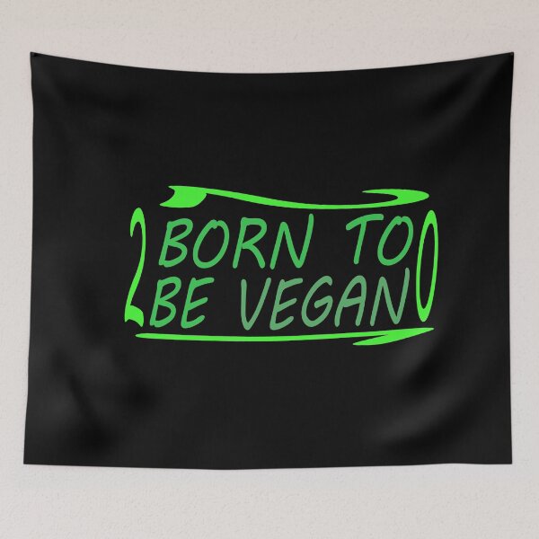 Item preview, Born to be vegan designed and sold by merchfun2.