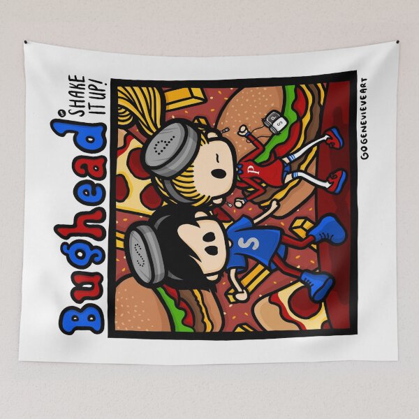 Item preview, Blonde Girl and Raven Boy Comics Pinup Shake It Up designed and sold by gogenevieve.