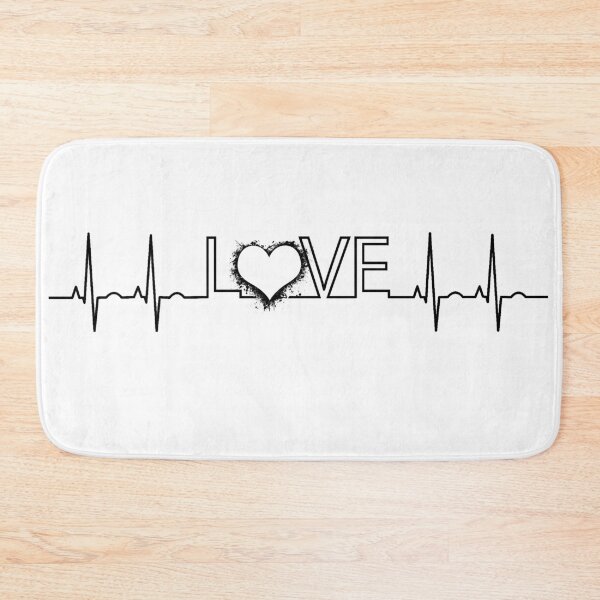 Item preview, electrocardiogram love t-shirt designed and sold by najwamaya38.