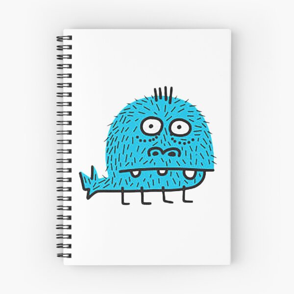Item preview, Frank 4 Legged Blue Monster cartoon designed and sold by Nostrathomas66.