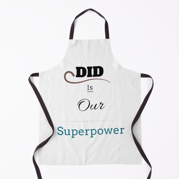 Item preview, DID Is Our Superpower Black/Blue designed and sold by GladBlackLamb.
