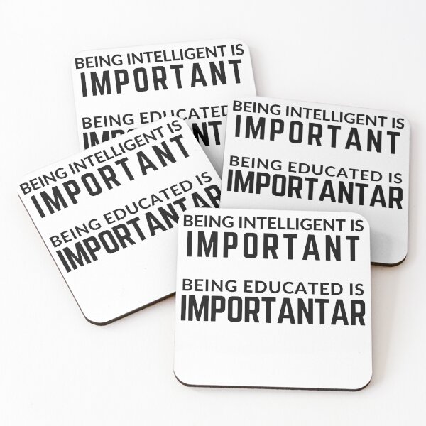 Item preview,  Close schools now "IMPORTANTAR EDUCATION" sarcastic quote  t shirt [P-Q 34][587]  designed and sold by HIPNOTIZAR  CRAFTS.