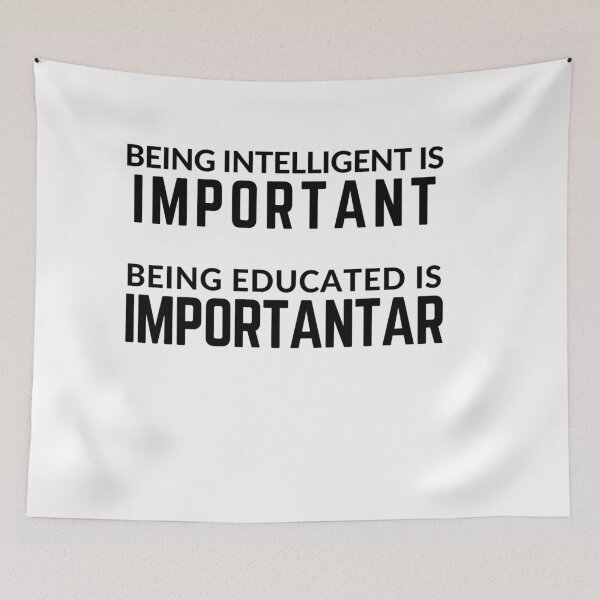 Item preview,  Close schools now "IMPORTANTAR EDUCATION" sarcastic quote  t shirt [P-Q 34][587]  designed and sold by HIPNOTIZAR  CRAFTS.