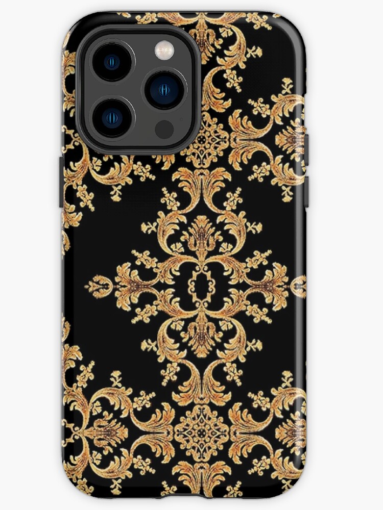 Baroque Louis Vuitton iPhone 14 Pro Max Clear Case