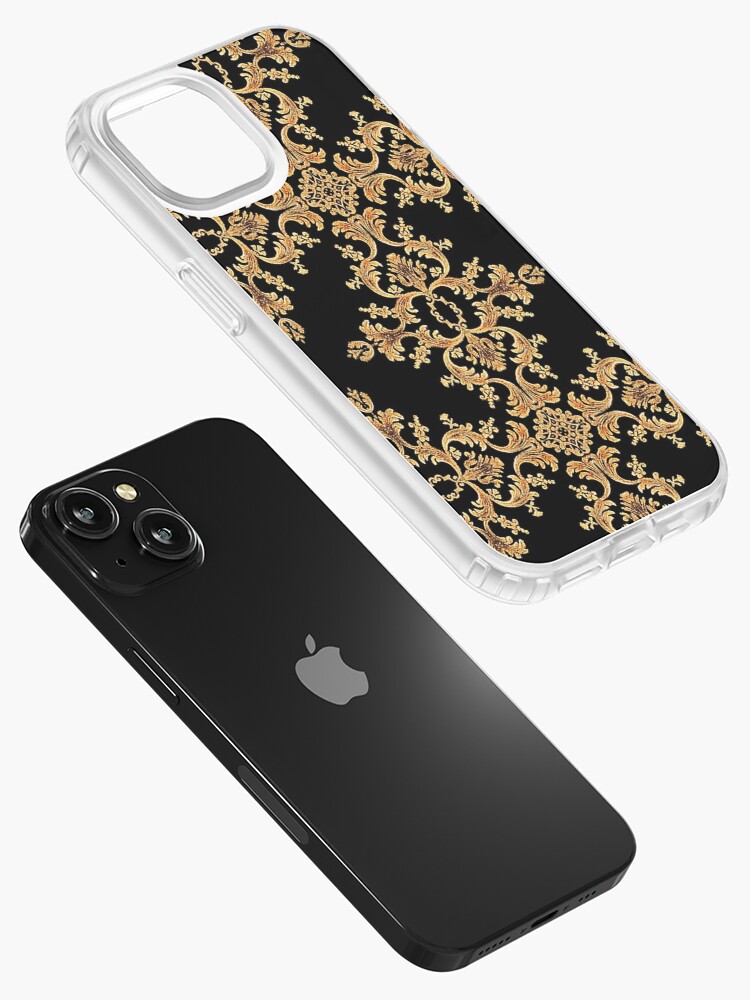 Baroque Louis Vuitton iPhone 14 Pro Max Clear Case