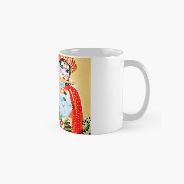 Krishna And The Holy Cow Classic Mug