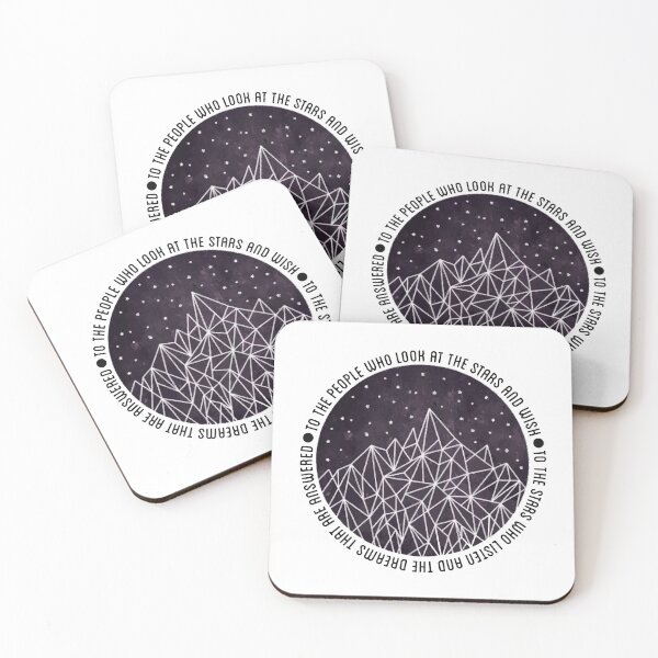 Item preview, "Look At The Stars And Wish" - Night Court Print designed and sold by TopTrendNow.