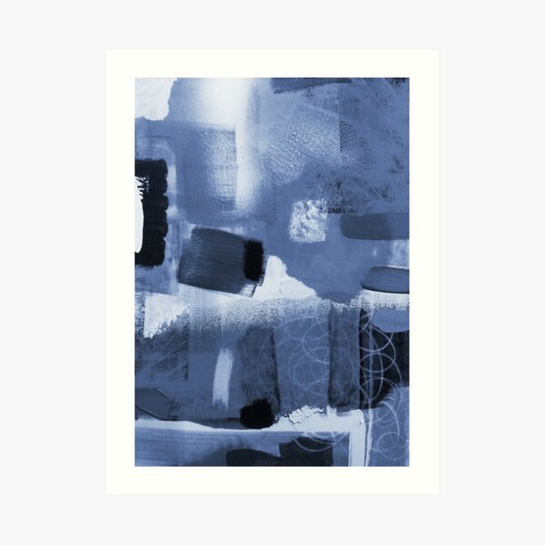 Well Spring Blue Print - Jenny Meehan Art Print