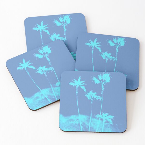Item preview, Palm Trees in Blue | Art print designed and sold by Covo Studio.