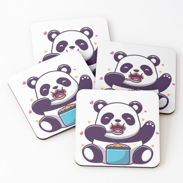 Item preview, A cute panda eating  designed and sold by BeSerious1.