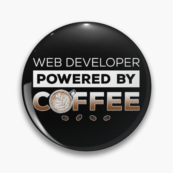 Item preview, Web Developer Powered By Coffee designed and sold by Christian Sales.