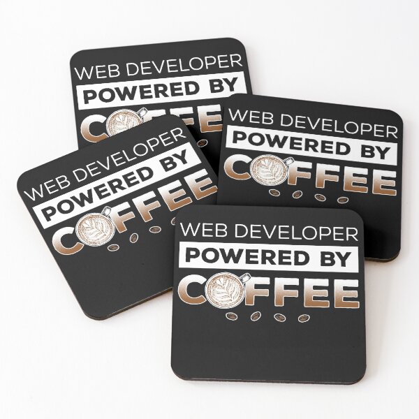 Item preview, Web Developer Powered By Coffee designed and sold by Christian Sales.
