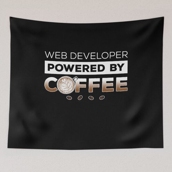 Item preview, Web Developer Powered By Coffee designed and sold by Christian Sales.