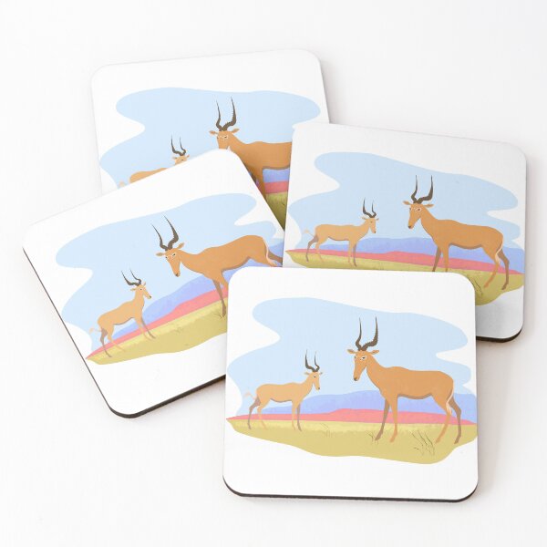 Item preview, Two hirola antelopes  designed and sold by SpottedPilot.